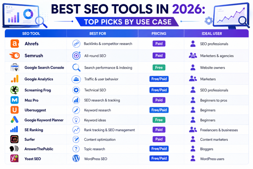 best seo tools in 2026
